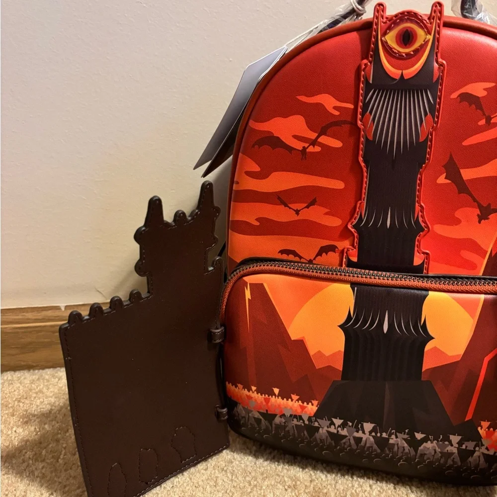 Loungefly Lord of the Rings Black Gates LOTR Exclusive BAM Mini Backpack - Picture 5 of 16